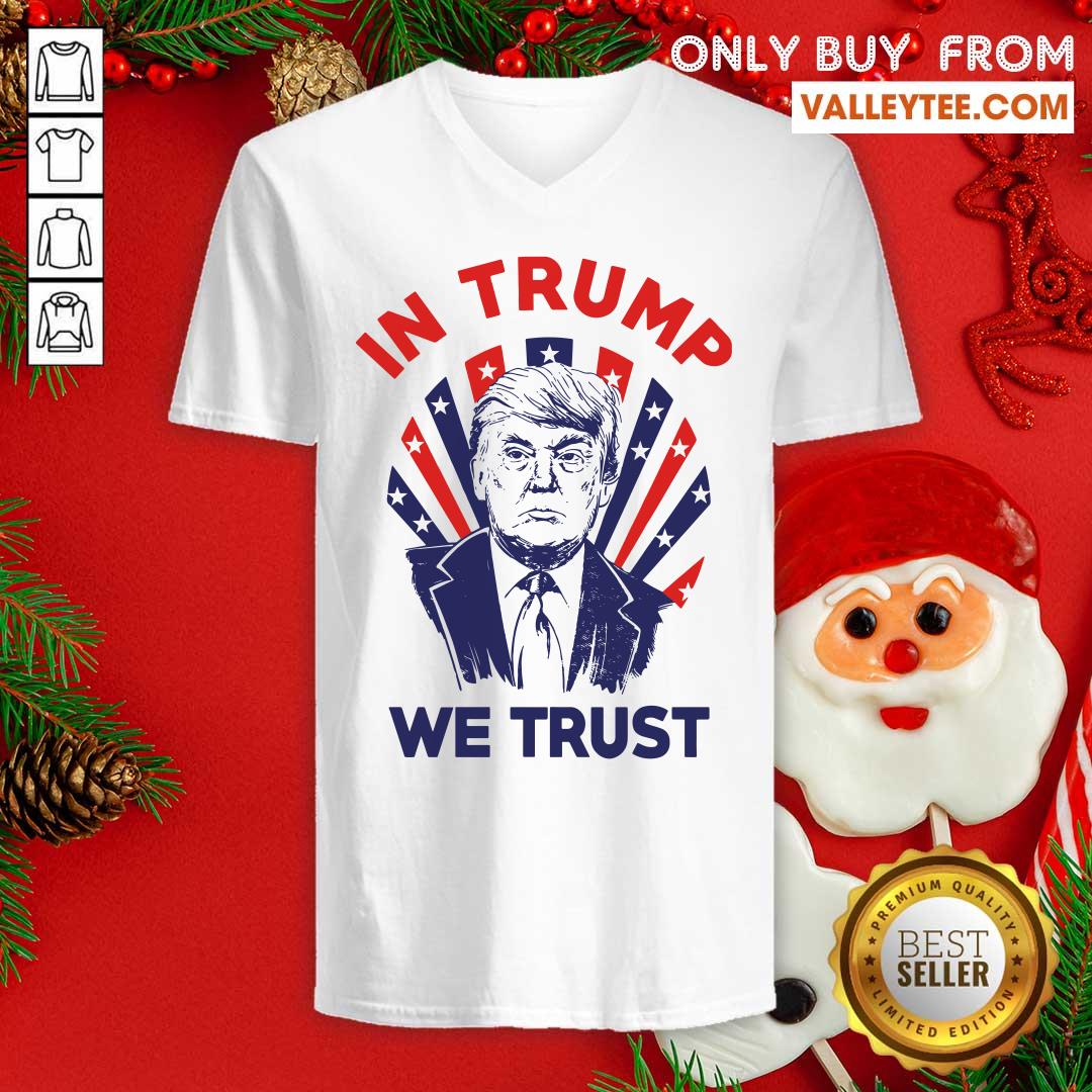 Premium American Flag In Donald Trump We Trust Shirt - Image 3