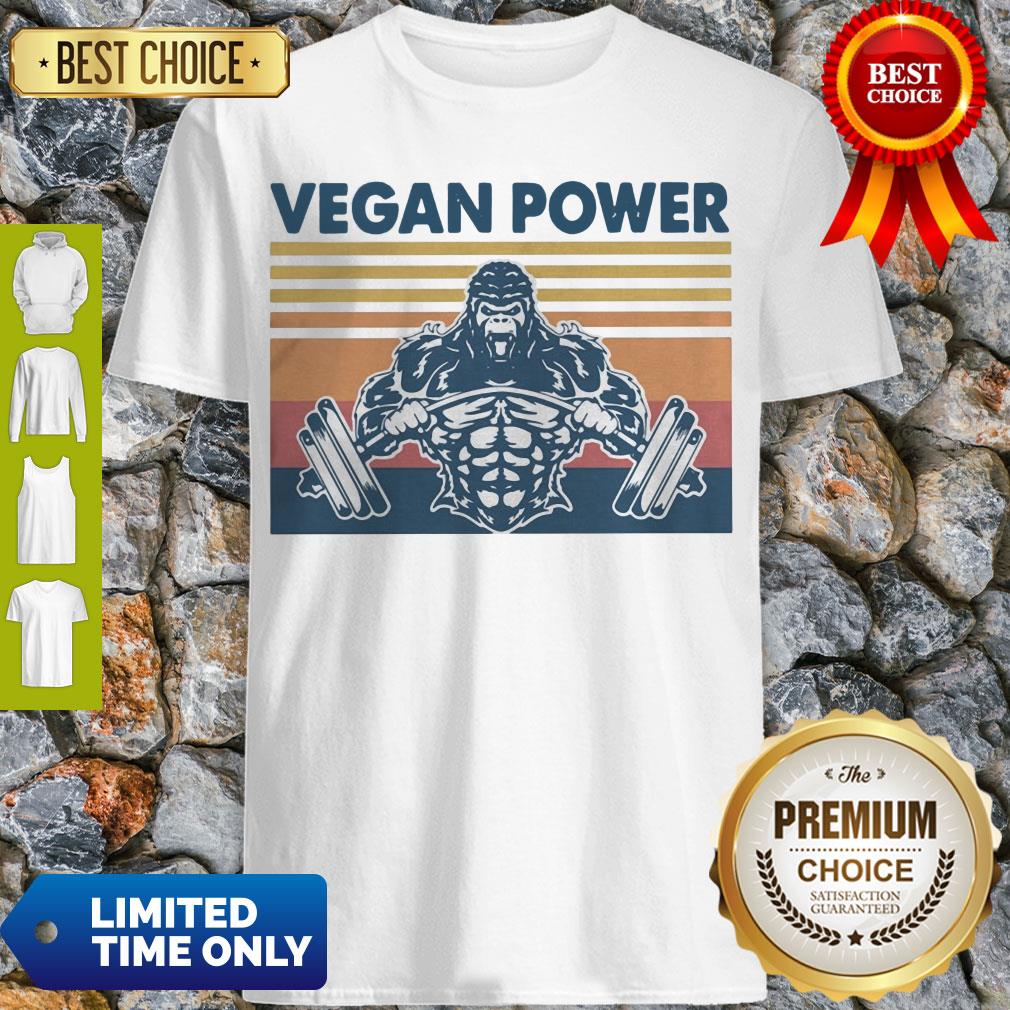 Official Vegan Power Vintage Shirt