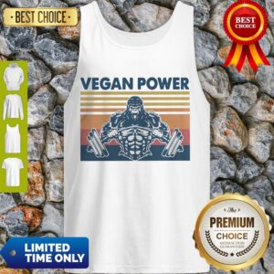 Alternative view of Official Vegan Power Vintage Shirt
