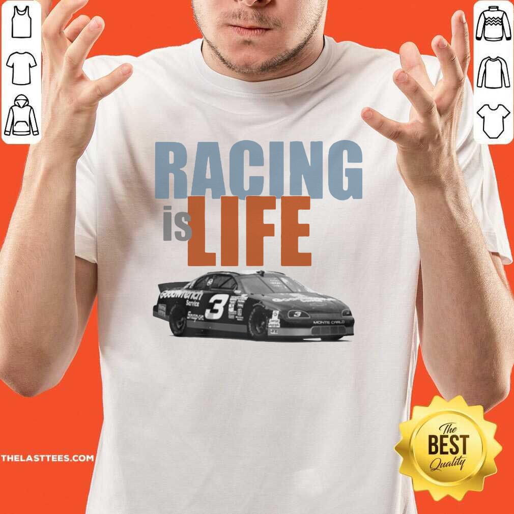 Happy Racing Is Life Dale Earnhardt Signature Shirt