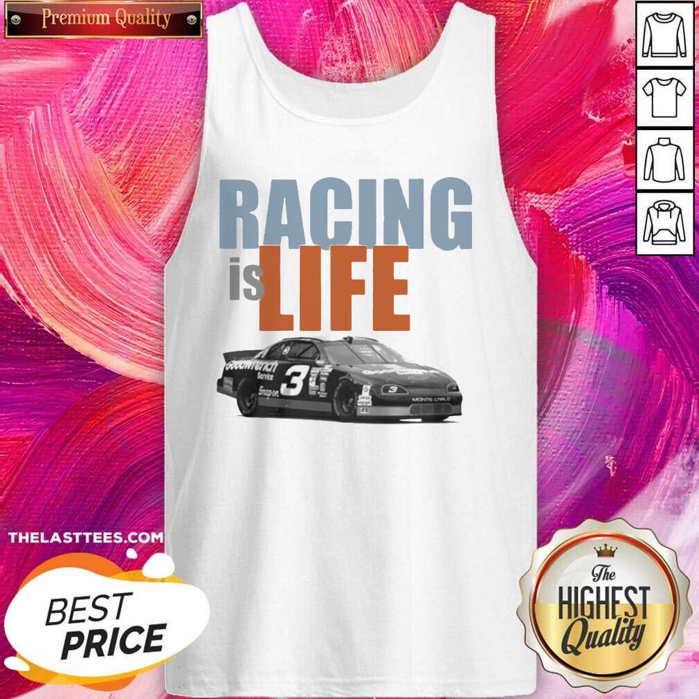 Happy Racing Is Life Dale Earnhardt Signature Shirt - Image 3