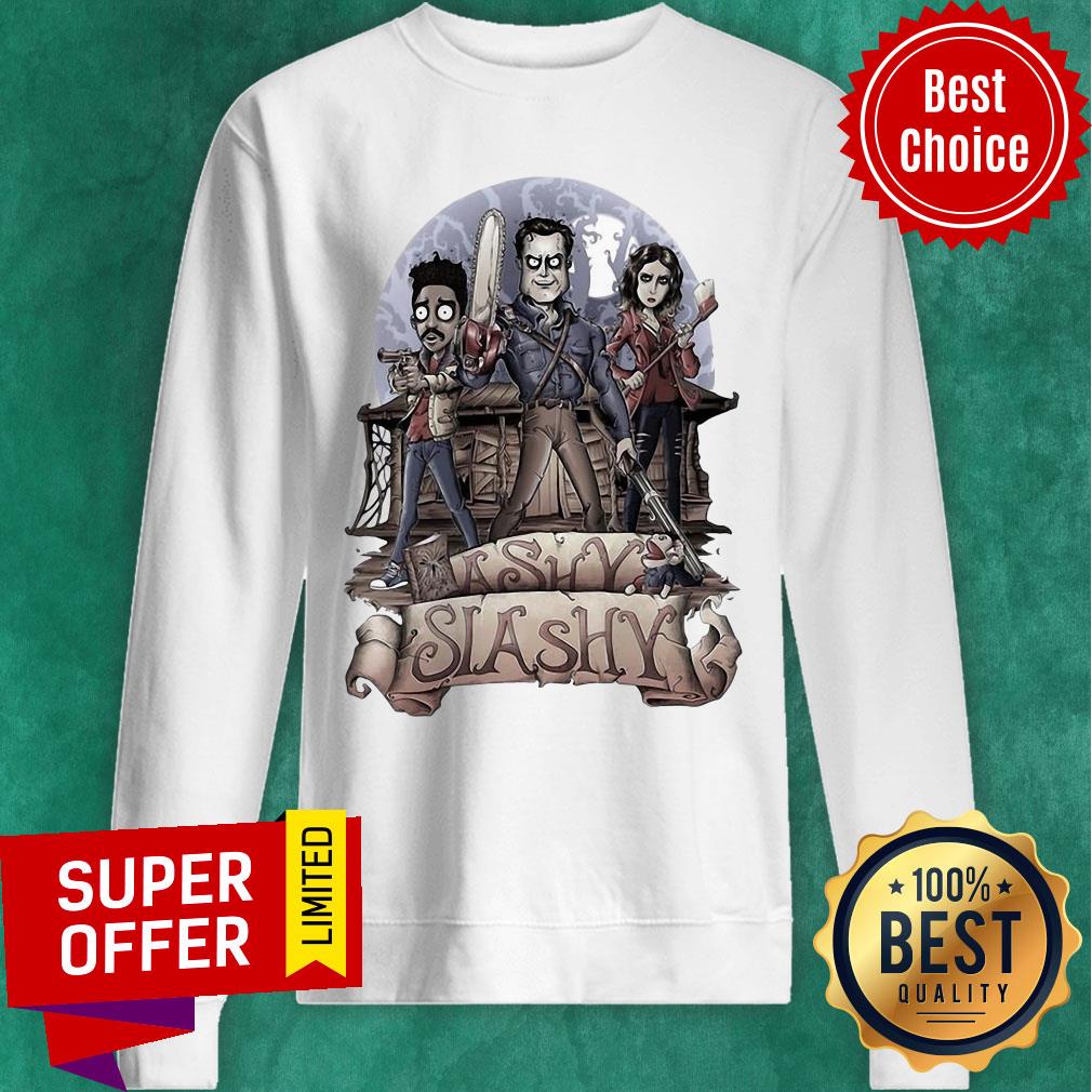 Nice Ashy Slashy Halloween Shirt - Image 2