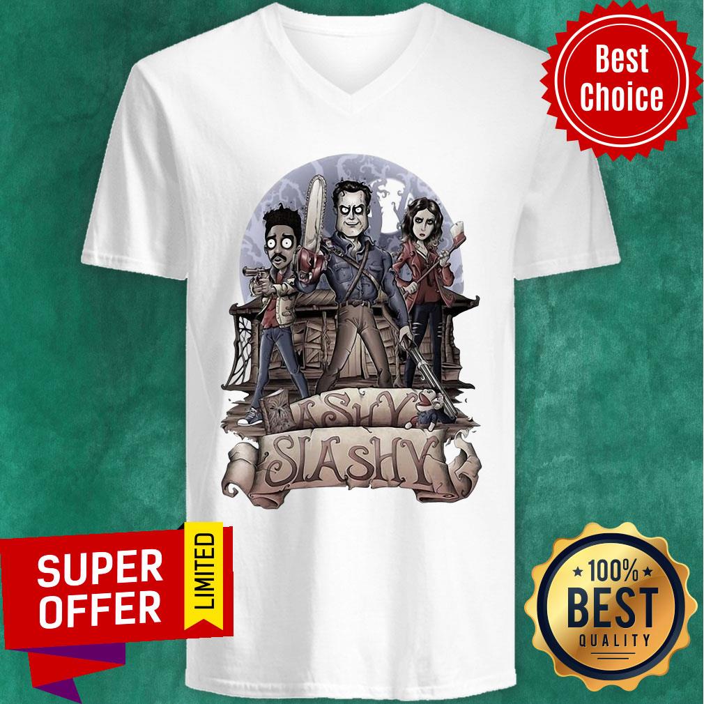 Nice Ashy Slashy Halloween Shirt - Image 4