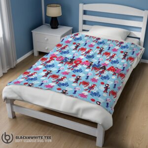Alternative view of Official Perfect Marvel Superhero Spidey And His Amazing Friends Birthday Cute Blanket Fleece Customized Blanket