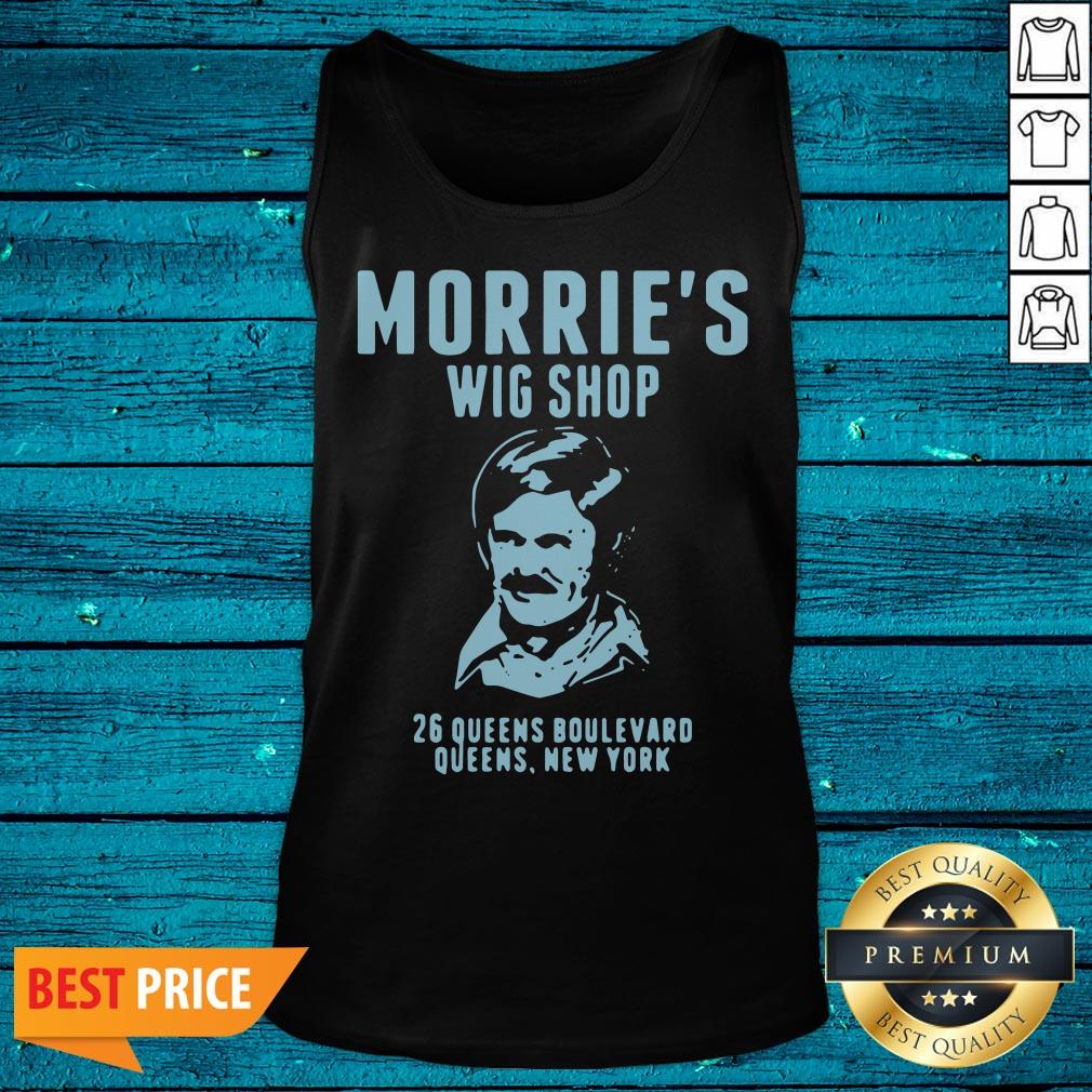 Love Morrie's Wig Shop 26 Queens Boulevard Queens New York Shirt - Image 2