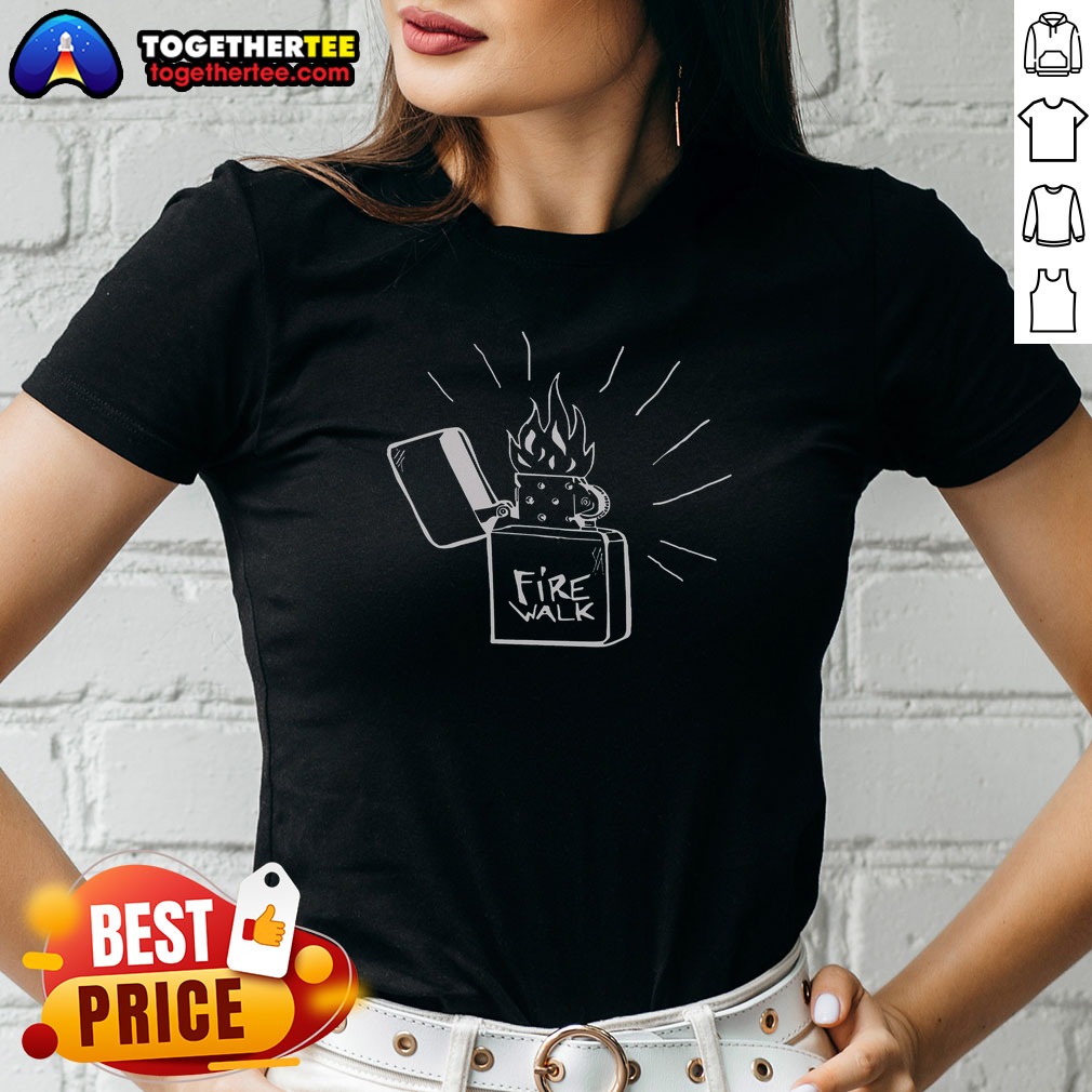 Official Black White Flame Fuel Lighter Shirt - Image 2