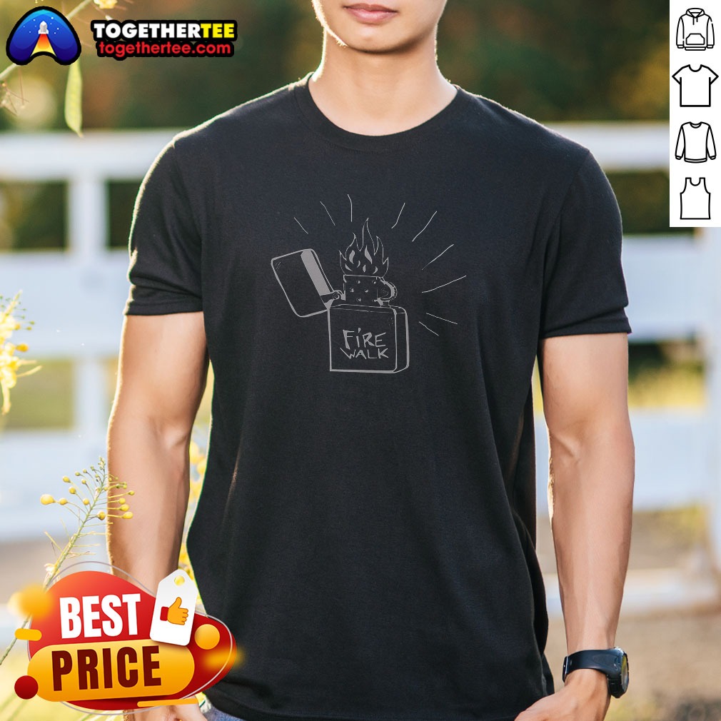 Official Black White Flame Fuel Lighter Shirt
