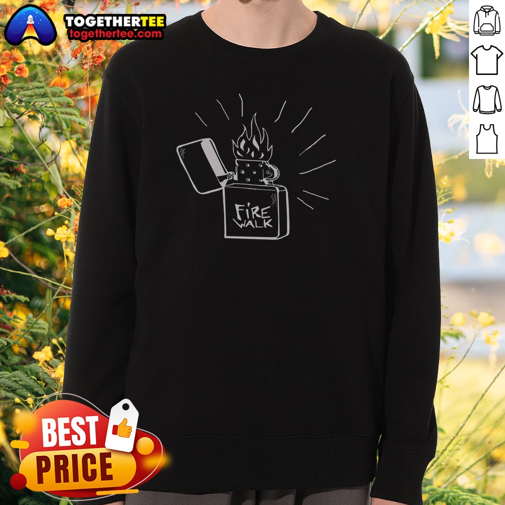Official Black White Flame Fuel Lighter Shirt - Image 4