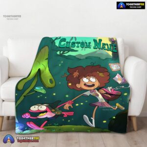 Alternative view of Official Disney Amphibia Adventure Blanket Fleece Customized Blanket