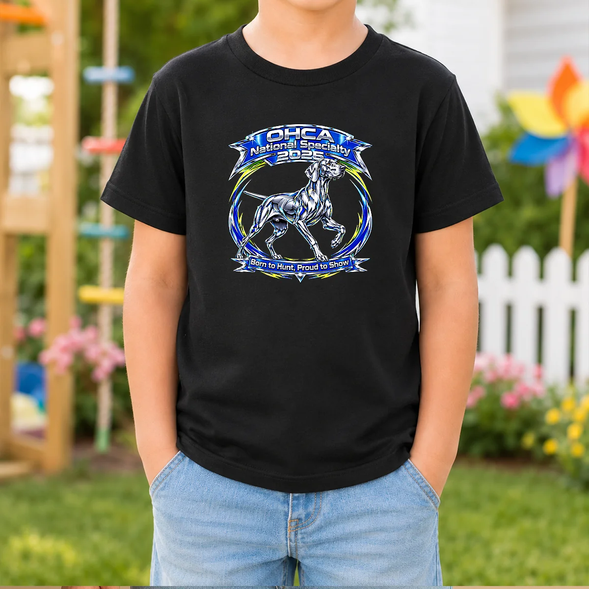 Good 2026 OHCA National Specialty Y2K Style Hunting Dog Shirt - Image 9