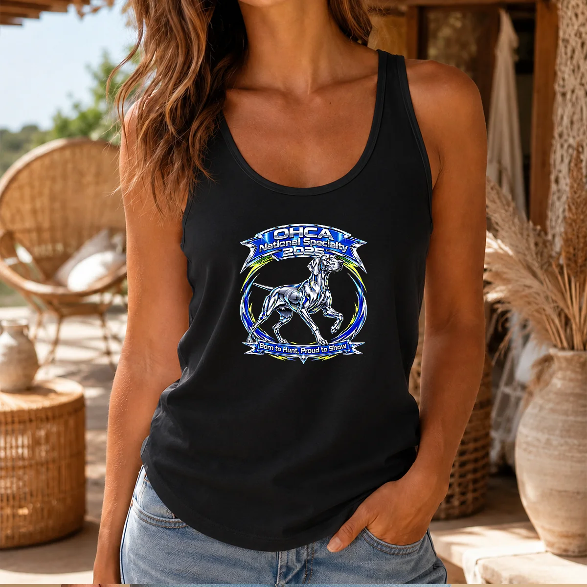 Good 2026 OHCA National Specialty Y2K Style Hunting Dog Shirt - Image 3