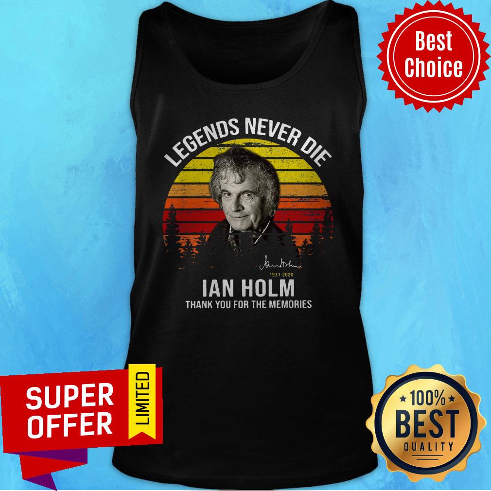 Premium Bilbo Baggins Legends Never Die Ian Holm Thank For The Memories Shirt - Image 4