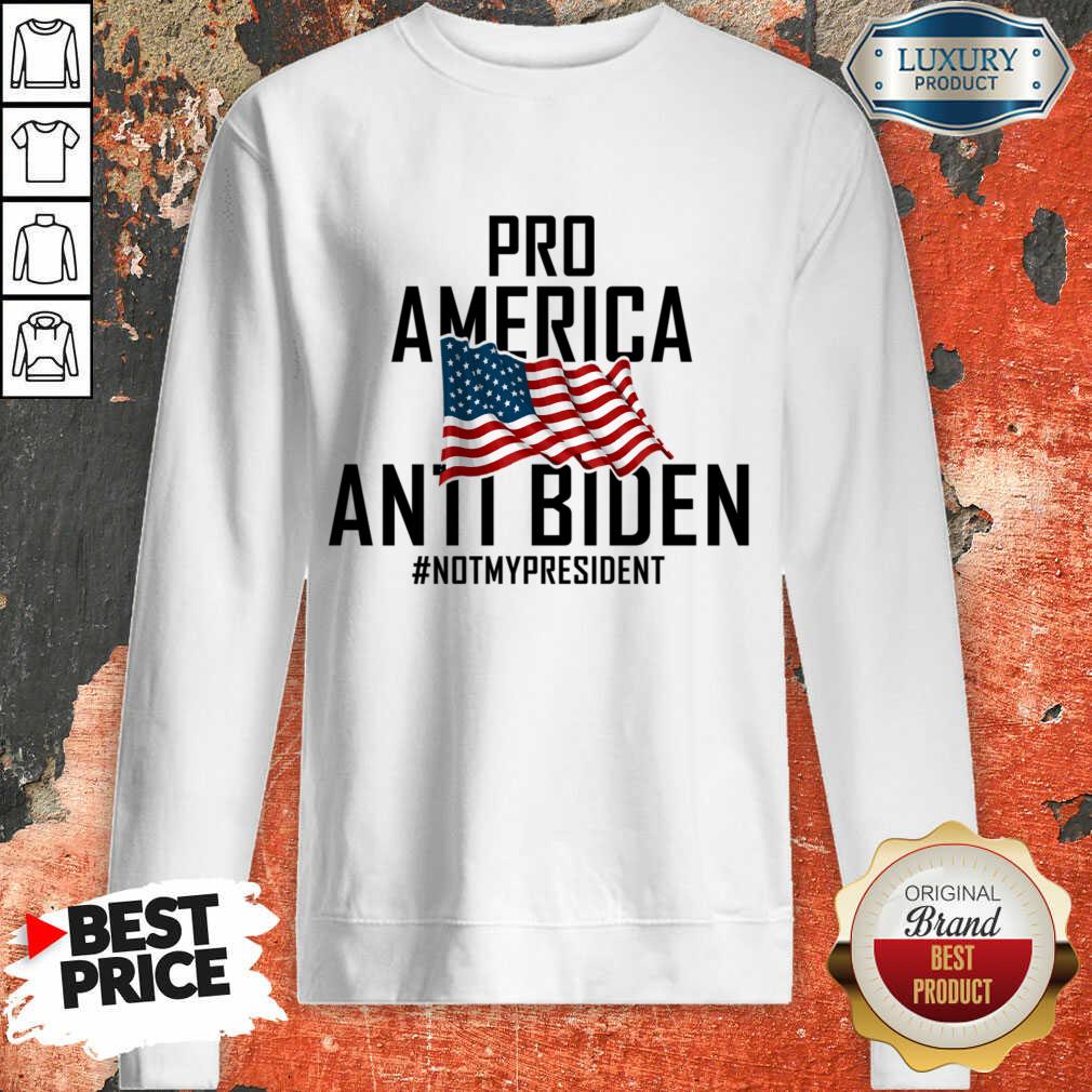 Pro America Anti Biden Not My President Shirt - Image 5
