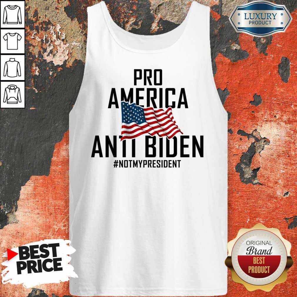 Pro America Anti Biden Not My President Shirt - Image 4