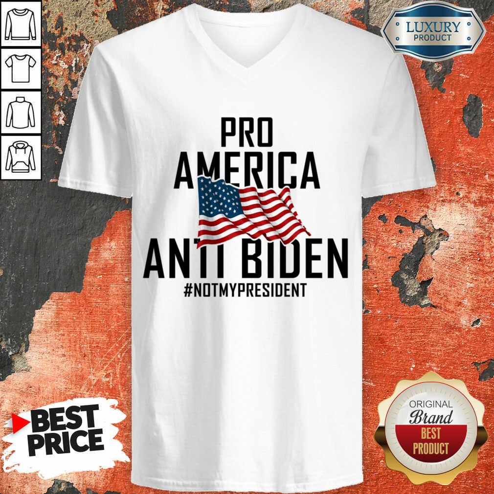 Pro America Anti Biden Not My President Shirt - Image 3