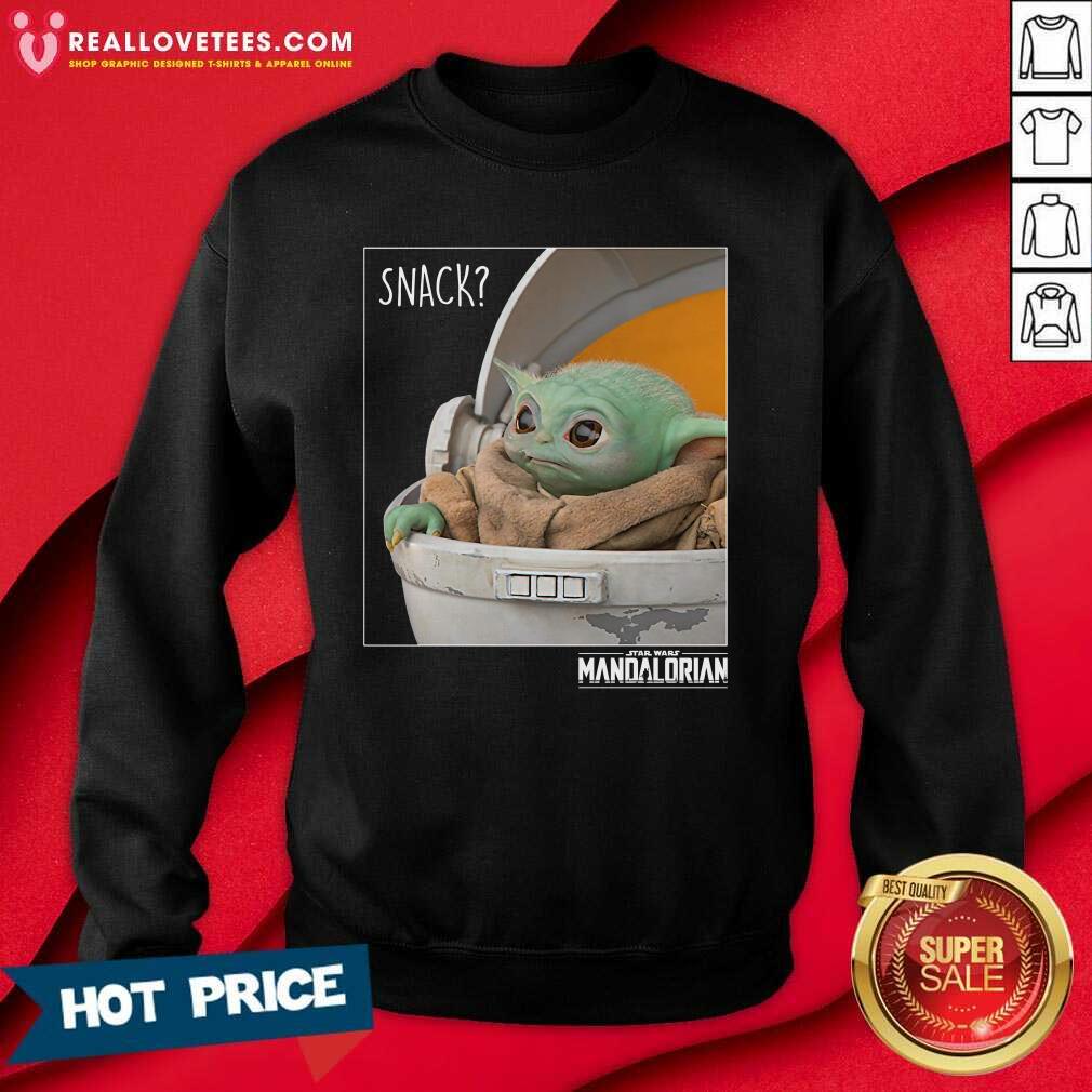Funny Snack Baby Yoda The Mandalorian Star Wars Shirt - Image 3