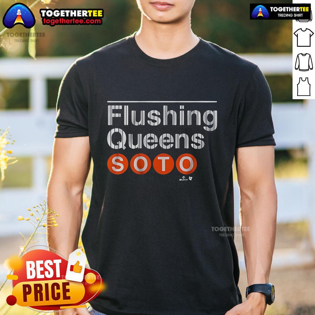 Official Juan Flushing Queens Soto Subway Platform Sign T-Shirt