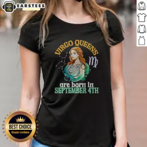 Alternative view of Pretty Virgo Queens Are Born In September 4th Shirt