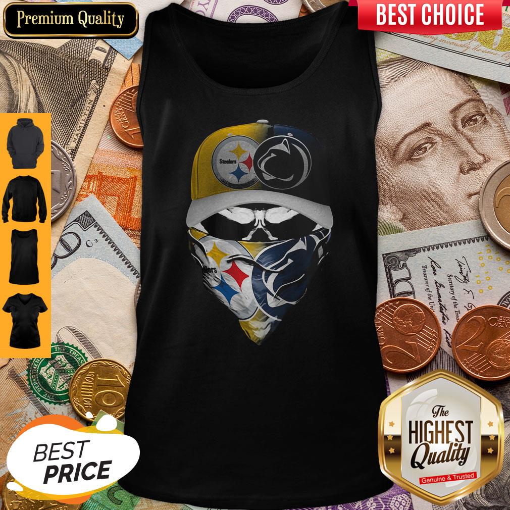 Skull Mask Player Pittsburgh Steelers Vs Penn State Nittany Lions Shirt - Image 5