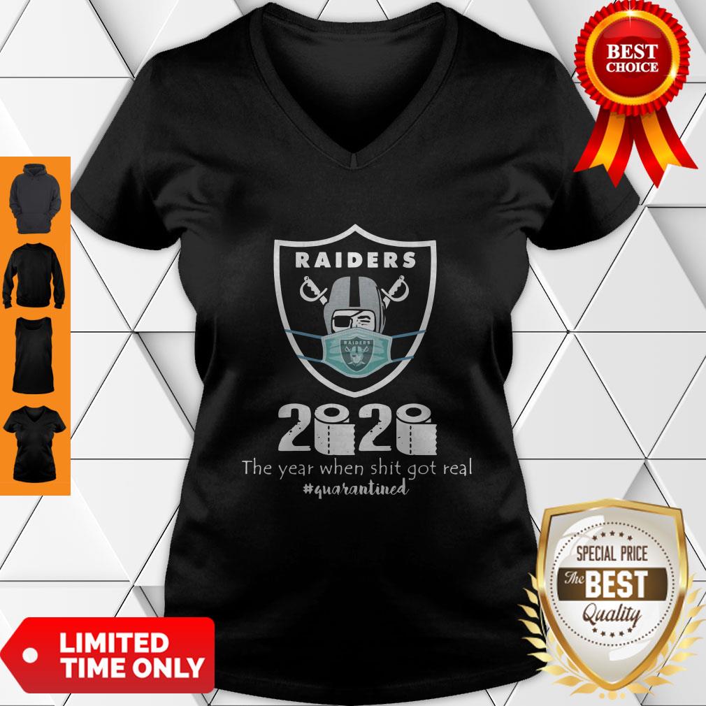 Awesome Mask Raiders 2020 The Year When Shit Got Real Shirt - Image 5