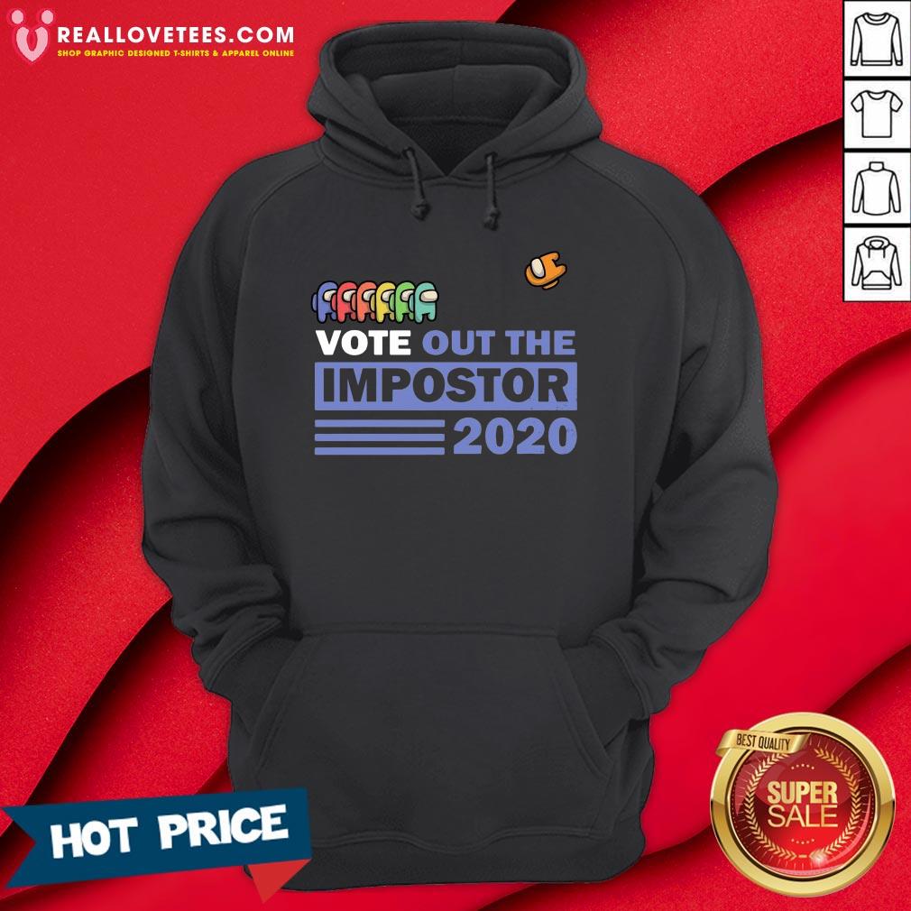Funny Among Us Vote Out The Impostor 2020 Shirt - Image 4