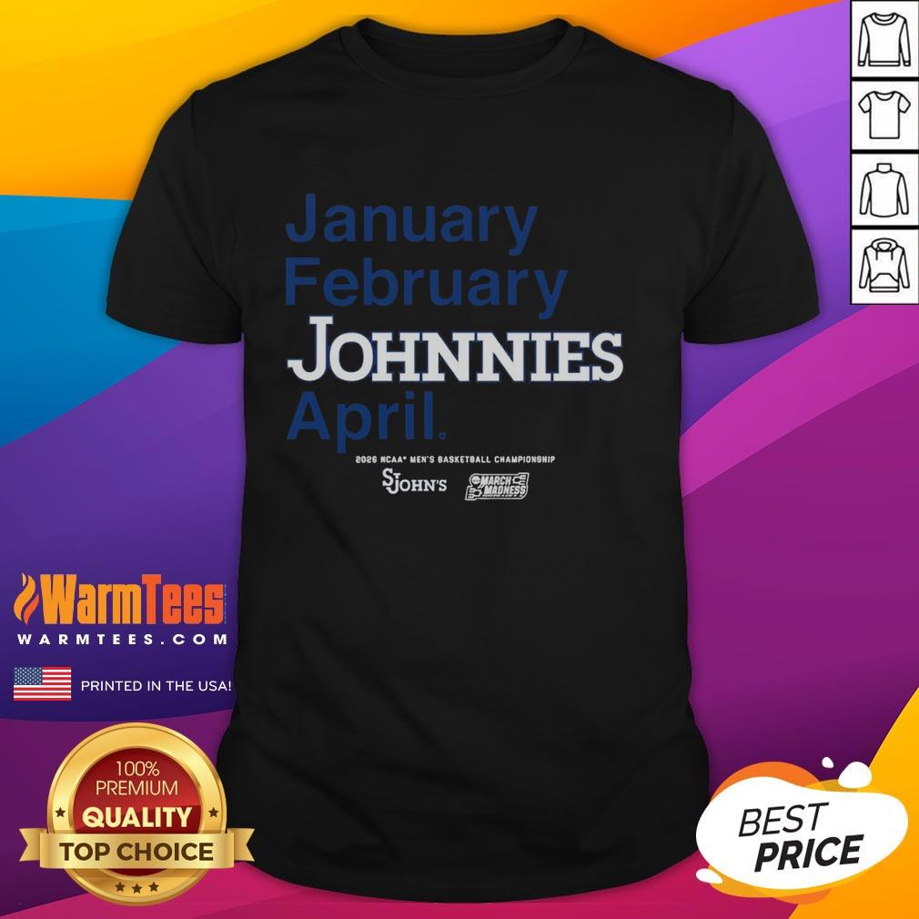 Premium St. John's Red Storm Mbb 2026 March Madness Month T-Shirt
