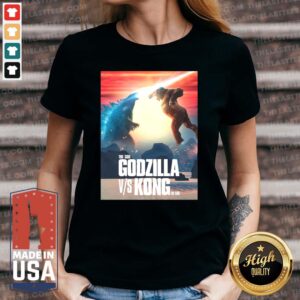 Alternative view of Awesome The God Godzilla vs Kong The King 2021 Shirt