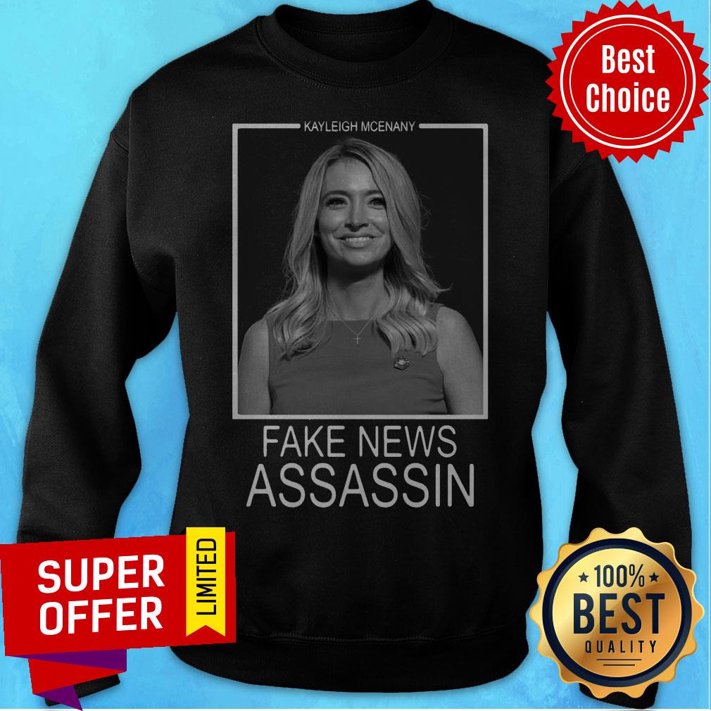 Funny Kayleigh Mcenany Fake News Assassin Shirt - Image 2