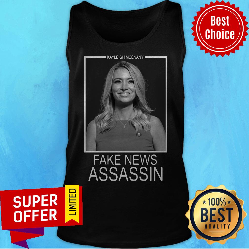 Funny Kayleigh Mcenany Fake News Assassin Shirt - Image 5