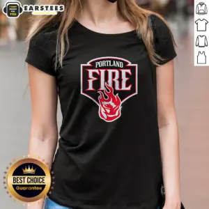 Alternative view of Nice Portland Fire Logo Shirt