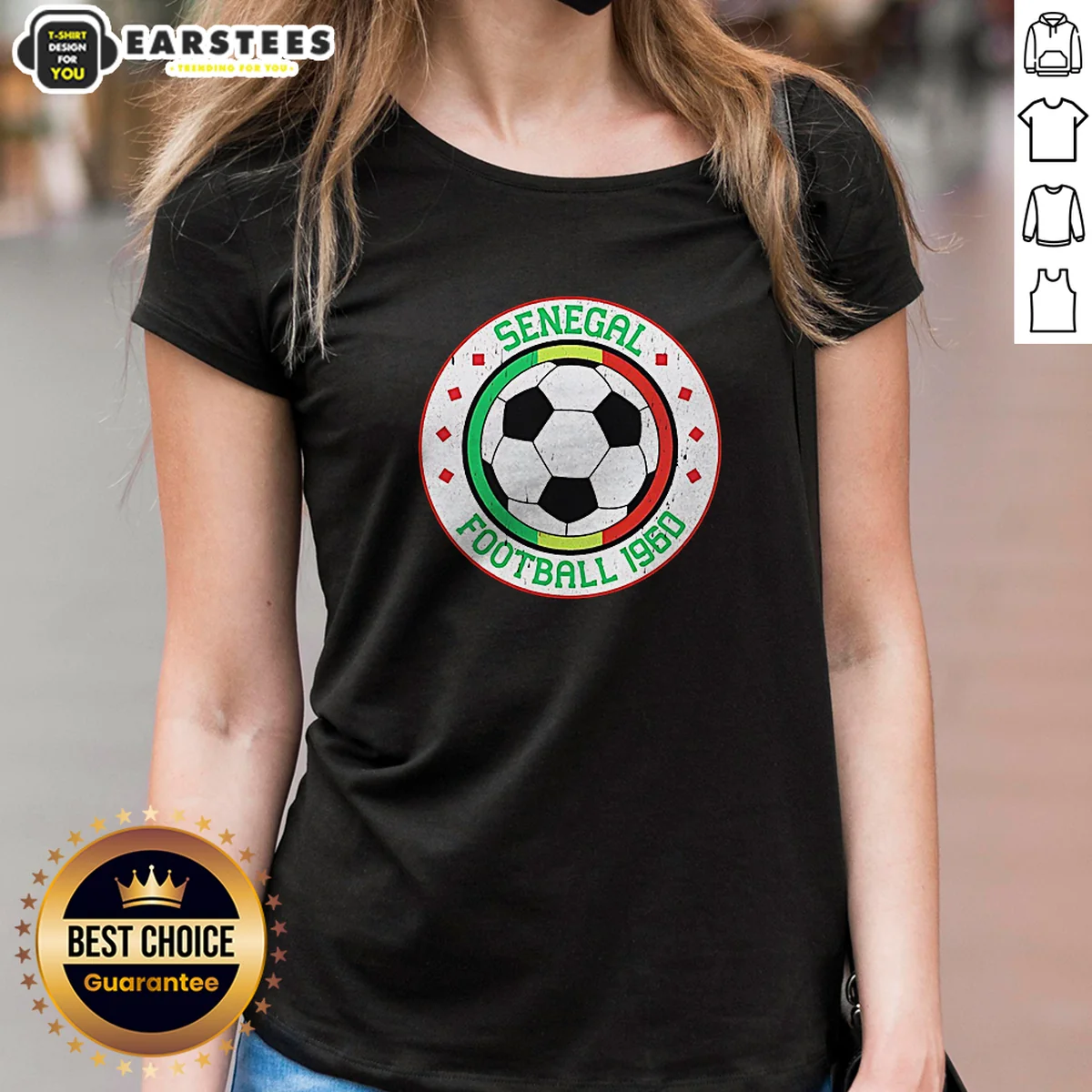 Nice Senegal Football 1960 Vintage Soccer Shirt - Image 2