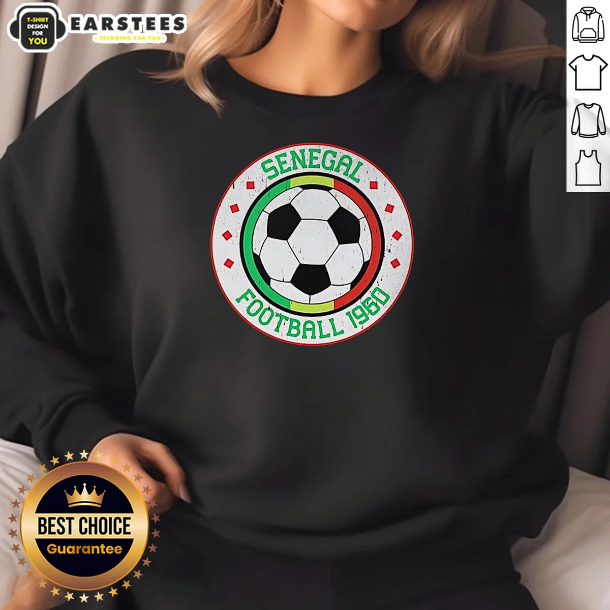 Nice Senegal Football 1960 Vintage Soccer Shirt - Image 4