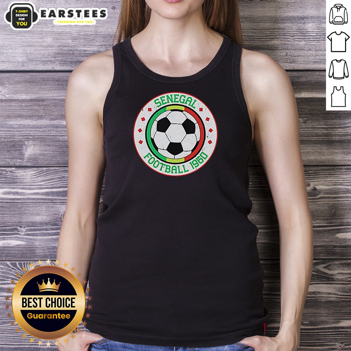 Nice Senegal Football 1960 Vintage Soccer Shirt - Image 5