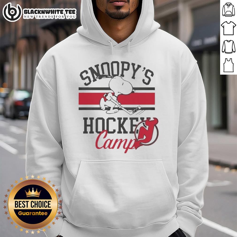 Premium New Jersey Devils Snoopy's Hockey Camps 2026 T-Shirt - Image 2