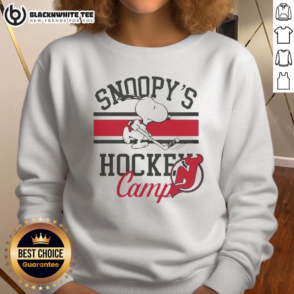 Premium New Jersey Devils Snoopy's Hockey Camps 2026 T-Shirt - Image 5