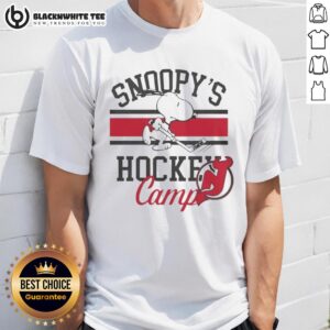 Premium New Jersey Devils Snoopy's Hockey Camps 2026 T-Shirt