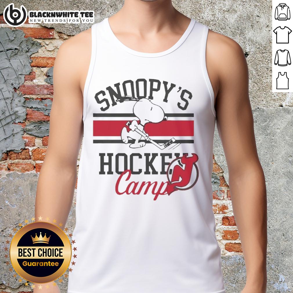 Premium New Jersey Devils Snoopy's Hockey Camps 2026 T-Shirt - Image 4