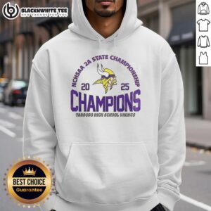Alternative view of Premium Tarboro High School Vikings 2025 NCHSAA 2A State Championship T-Shirt