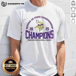 Premium Tarboro High School Vikings 2025 NCHSAA 2A State Championship T-Shirt