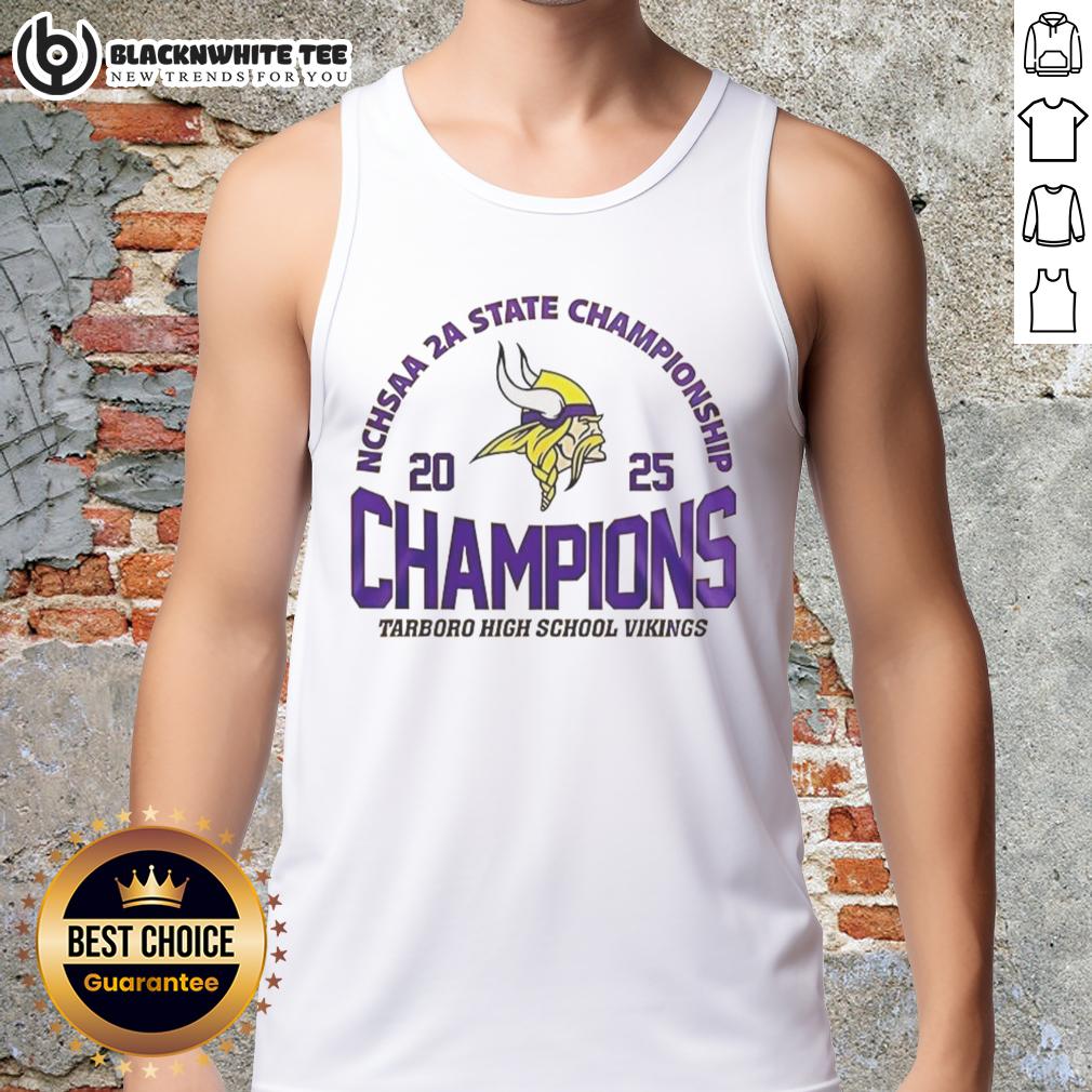 Premium Tarboro High School Vikings 2025 NCHSAA 2A State Championship T-Shirt - Image 4
