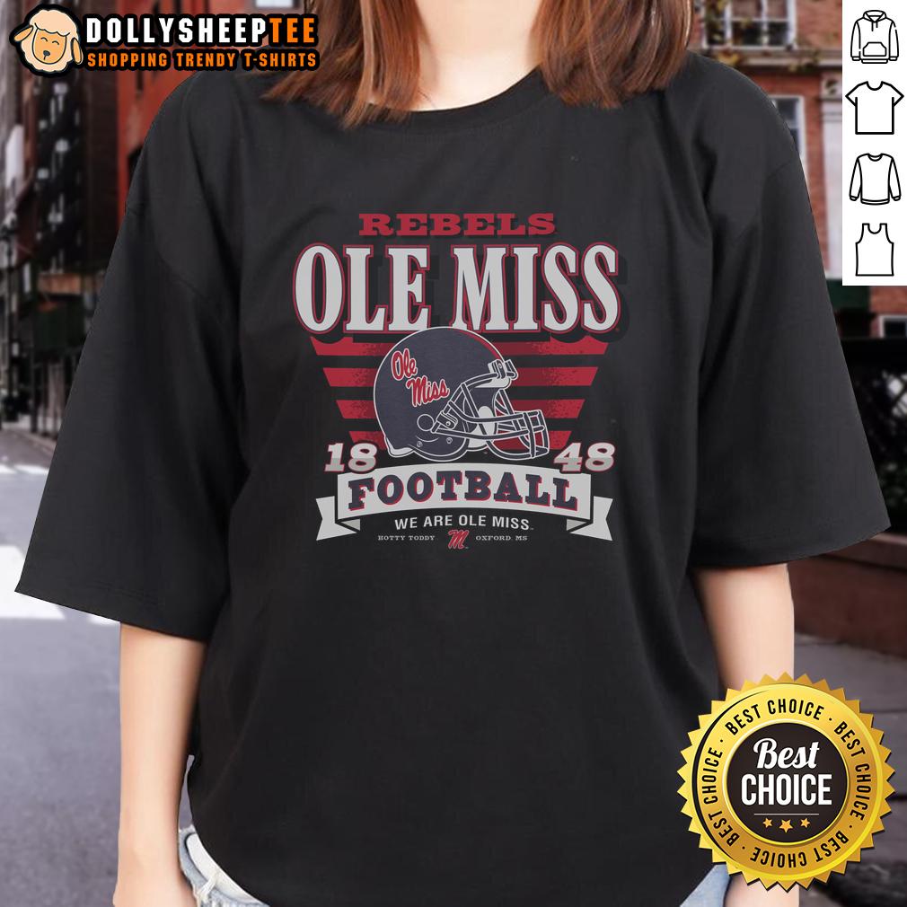 Good Mississippi Rebels Stripe Splash T-Shirt - Image 3