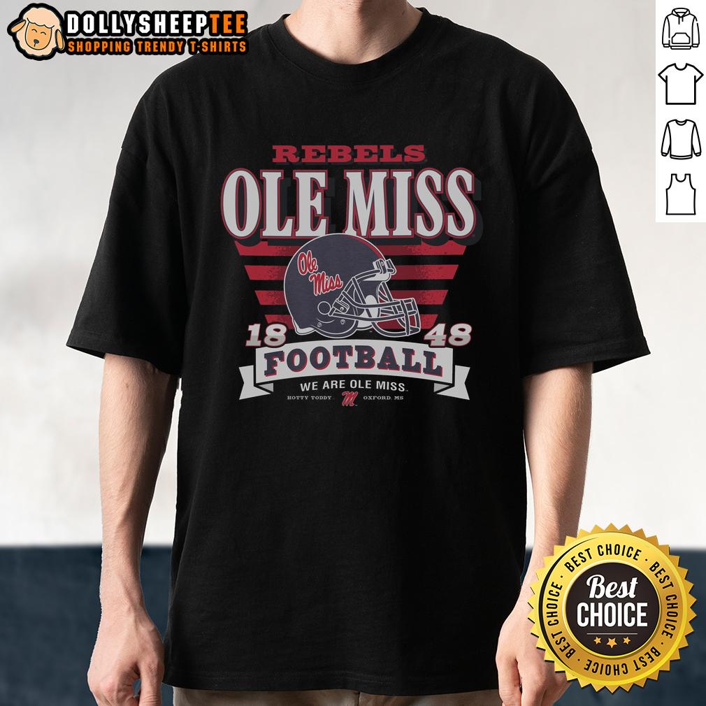 Good Mississippi Rebels Stripe Splash T-Shirt