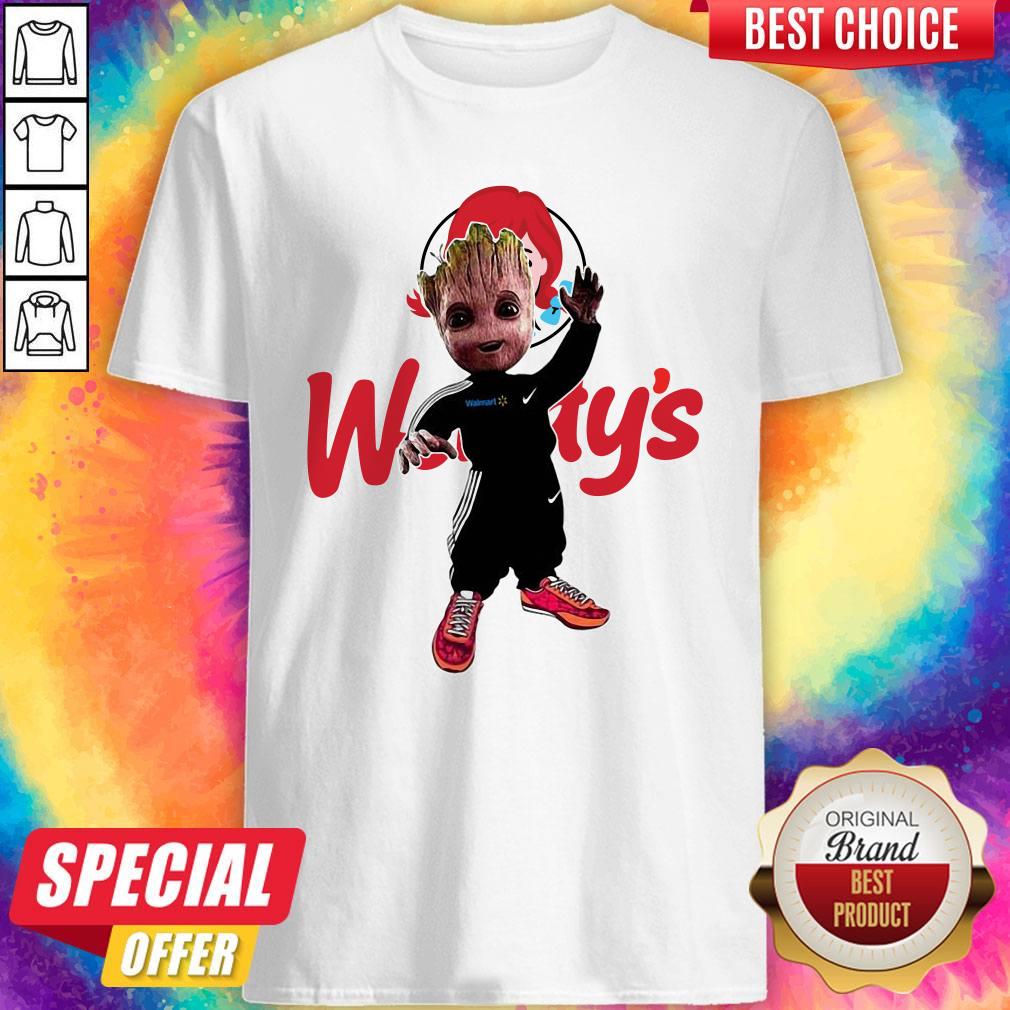Official Baby Groot Wendy's Logo Halloween Shirt