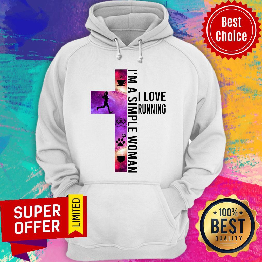 Funny I'm A Simple Woman I Love Running Shirt - Image 2