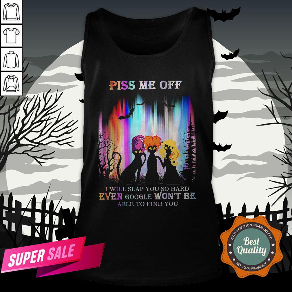 Cat Hocus Pocus Piss Me Off I Will Slap You So Hard Even Google Won’t Be Able To Find You Shirt - Image 3