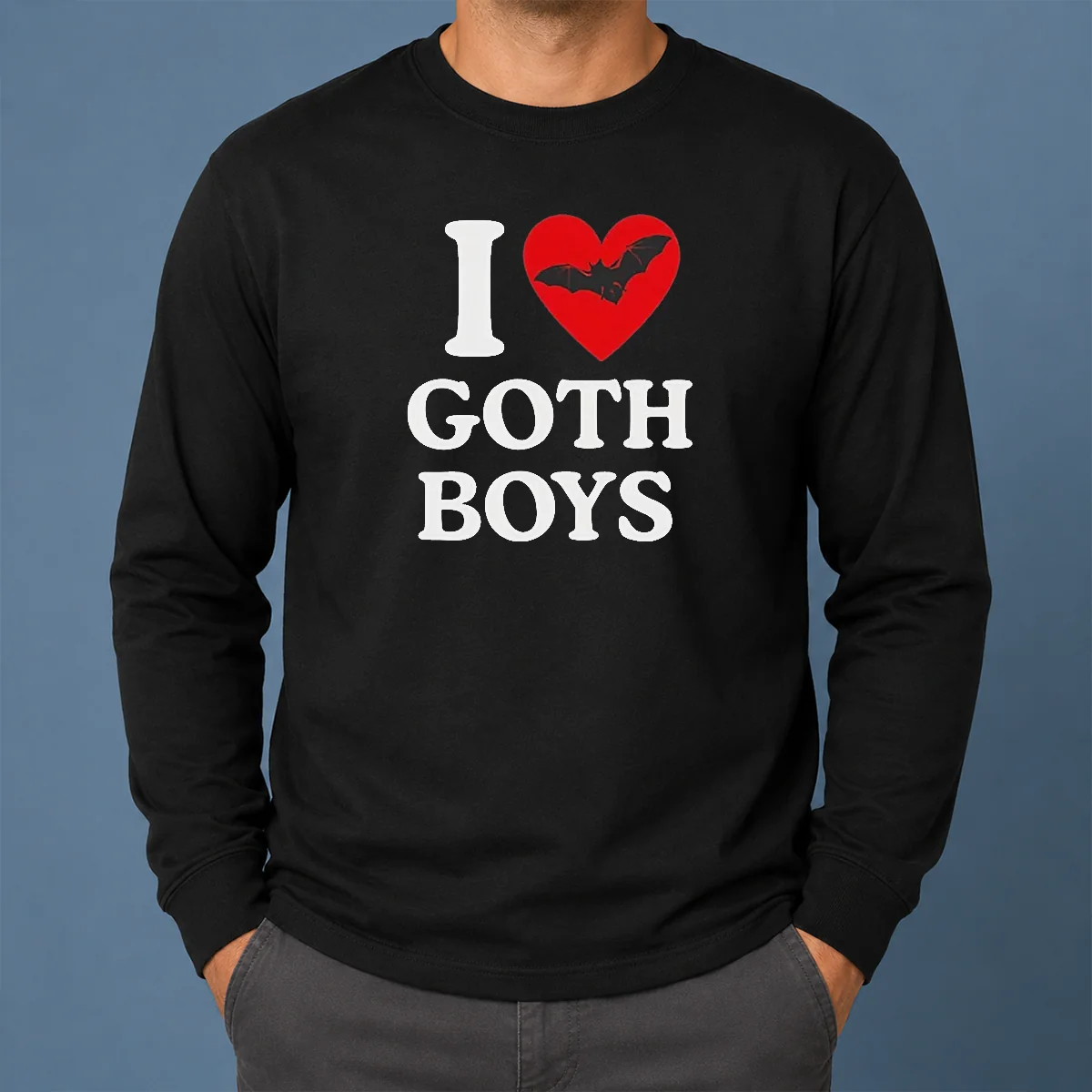 Original I Love Goth Boys Shirt - Image 6