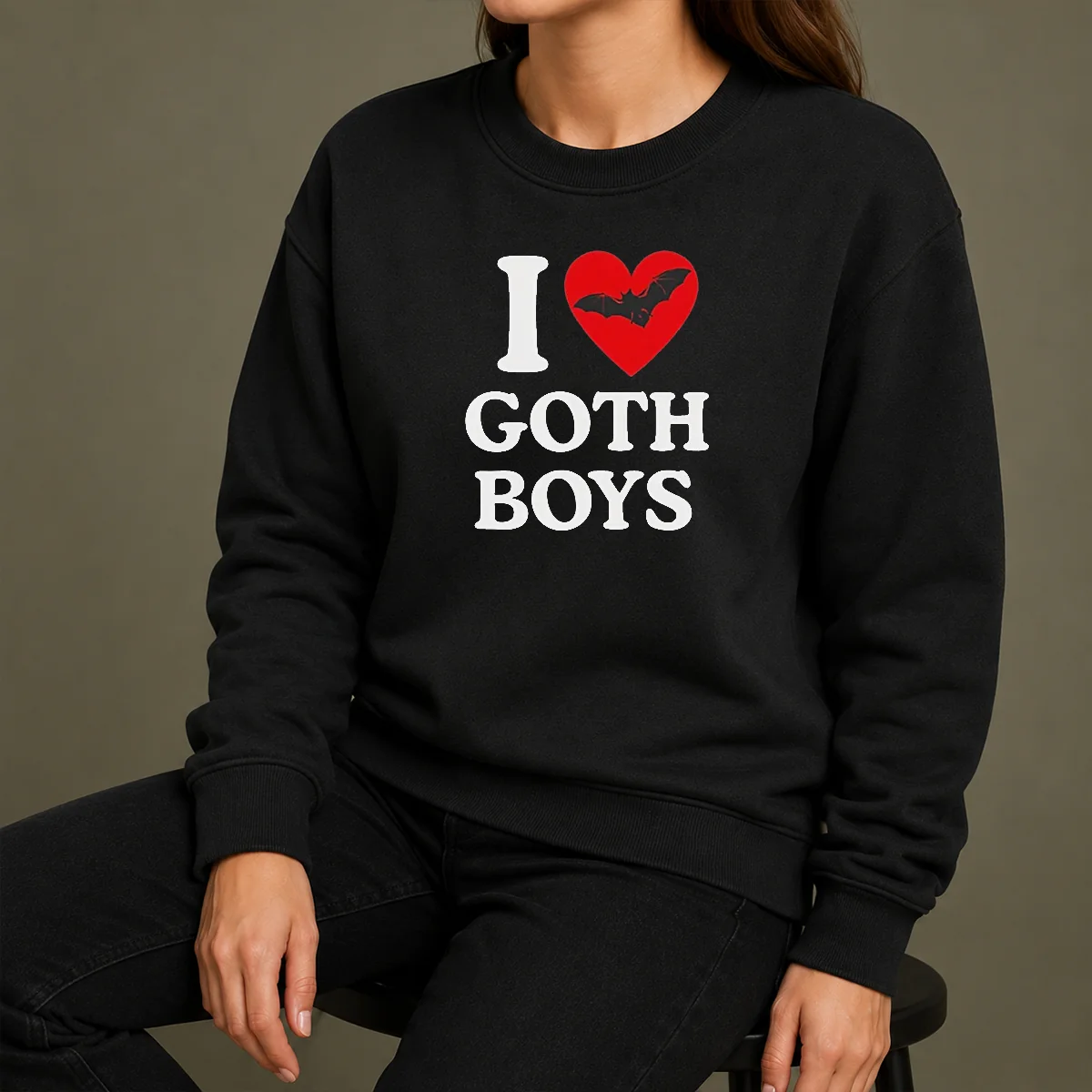 Original I Love Goth Boys Shirt - Image 7