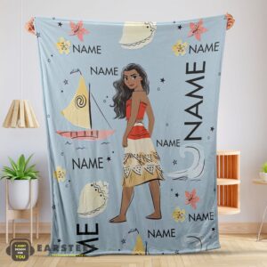 Good Disney Cartoon Moana Maui Blanket Fleece Customized Blanket