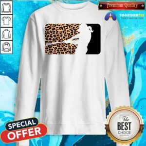 Alternative view of Cheetah Play Softball Leopard Shirt