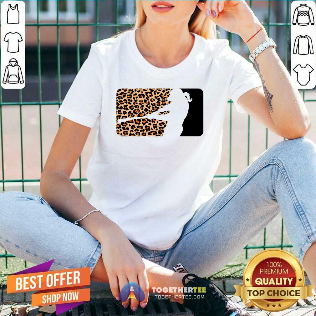 Cheetah Play Softball Leopard Shirt - Image 3